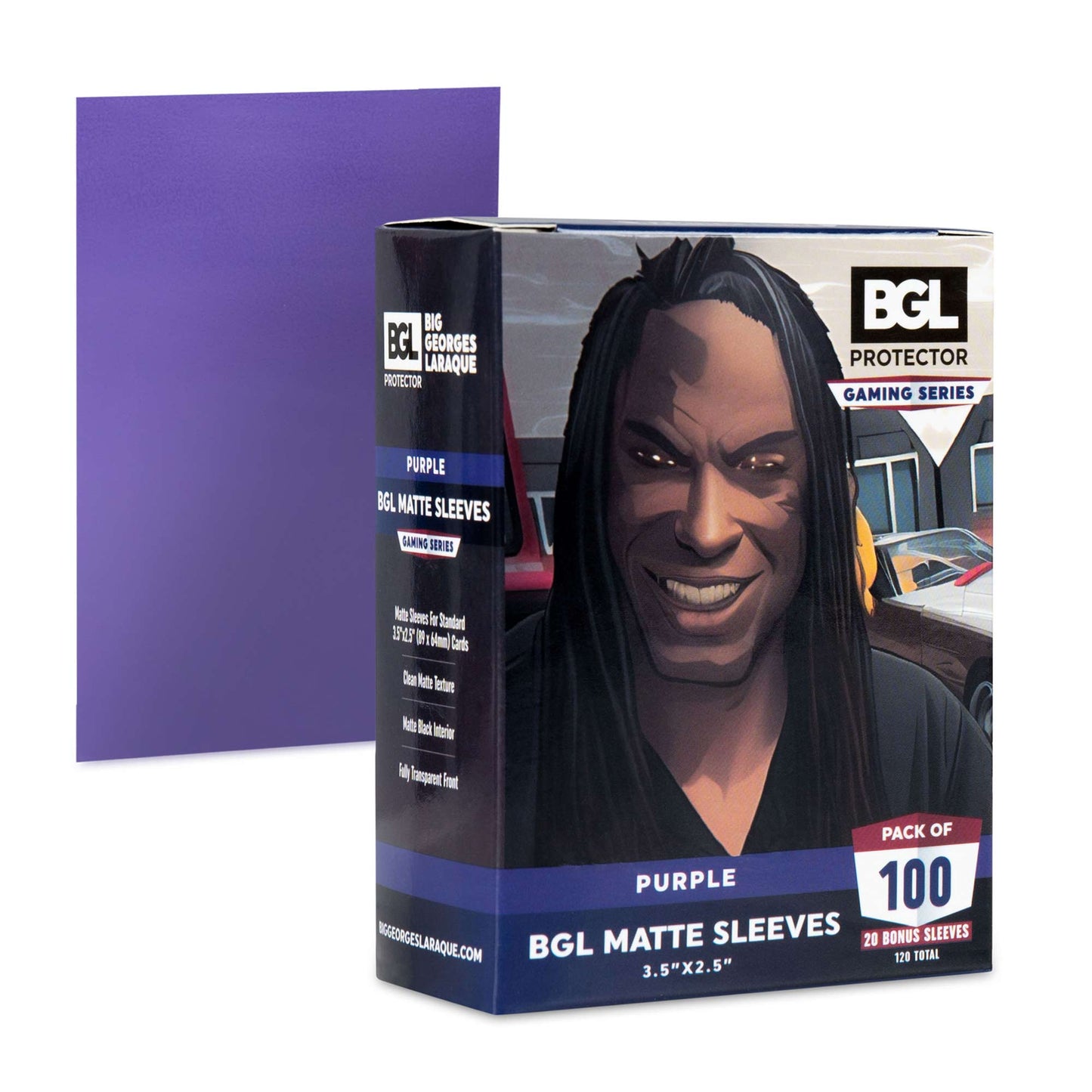 BGL Purple Matte Sleeves (120/10/10)